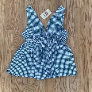 NWT Entro Gingham Tank